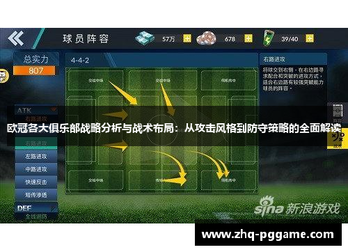 欧冠各大俱乐部战略分析与战术布局：从攻击风格到防守策略的全面解读